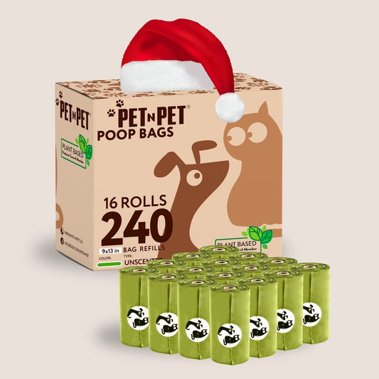 Plant-based Dog Poop Bags (240)