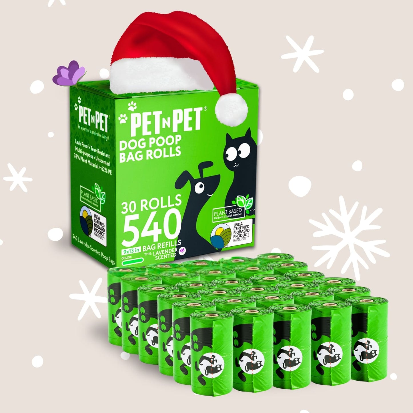 Plant-based Poop Bags (270)