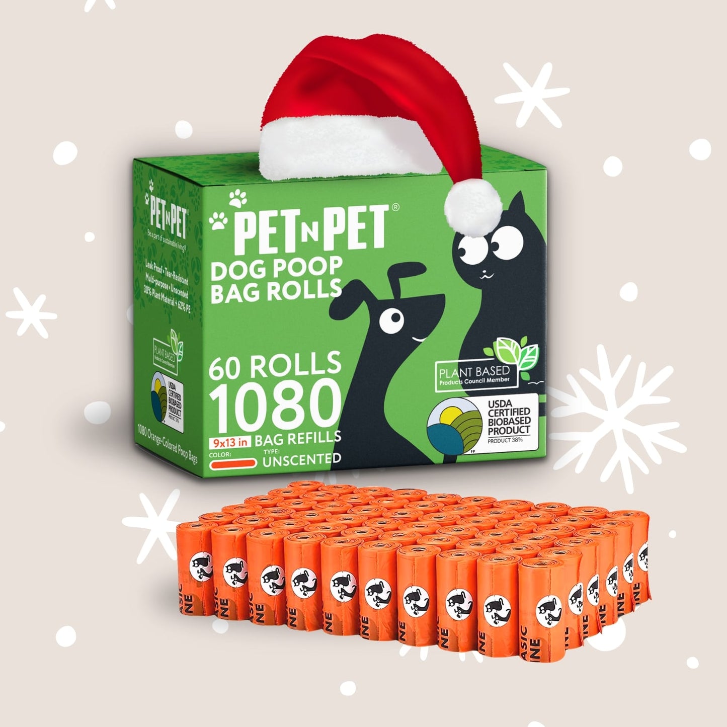 Plant-based Poop Bags (1080)